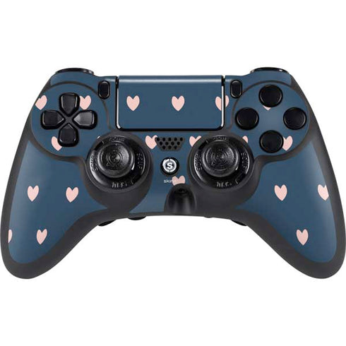 Blue and Pink Hearts PlayStation PS4 Skins