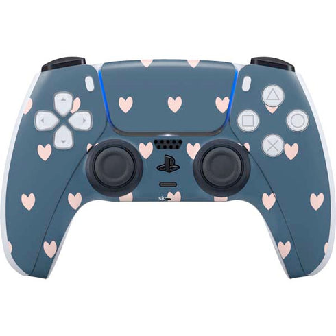 Blue and Pink Hearts PlayStation PS5 Skins