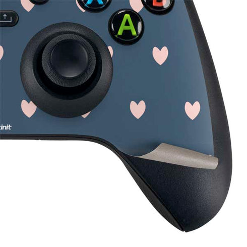 Blue and Pink Hearts Xbox Series X Controller Skin