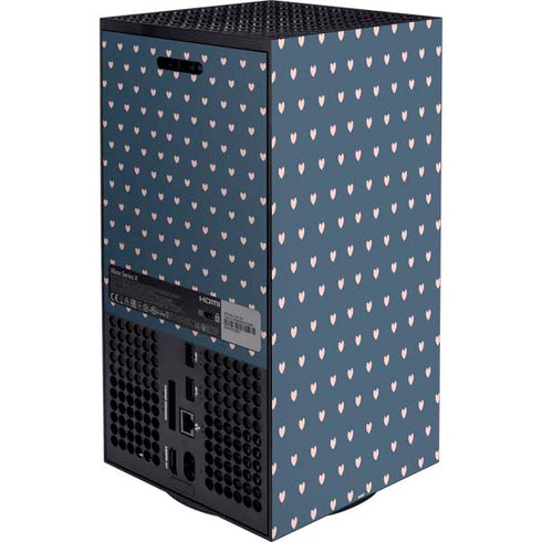 Blue and Pink Hearts XBox Series X Digital Edition Bundle Skin