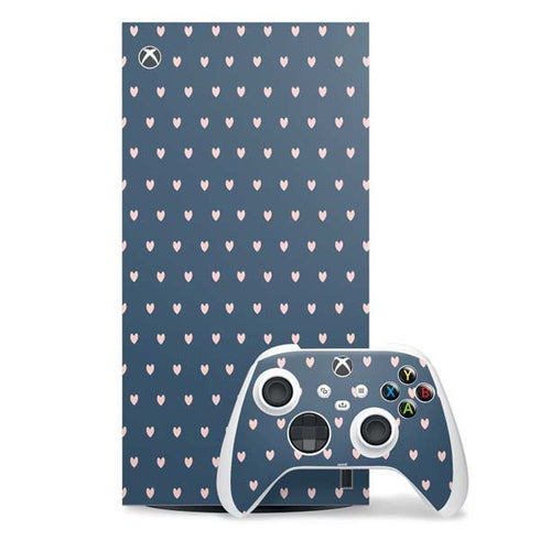 Blue and Pink Hearts Xbox Series X Skins