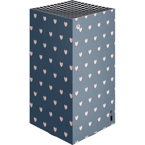 Blue and Pink Hearts XBox Series X Digital Edition Console Skin