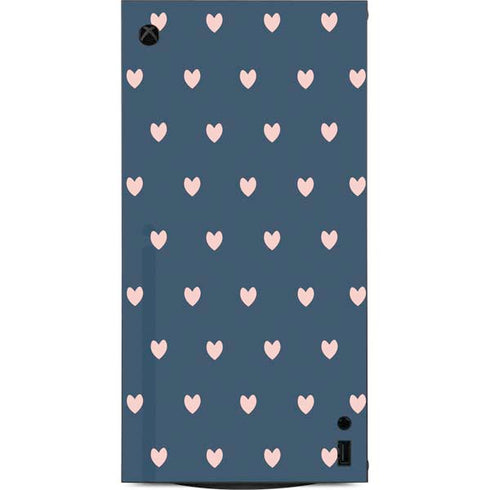 Blue and Pink Hearts XBox Series X Digital Edition Console Skin