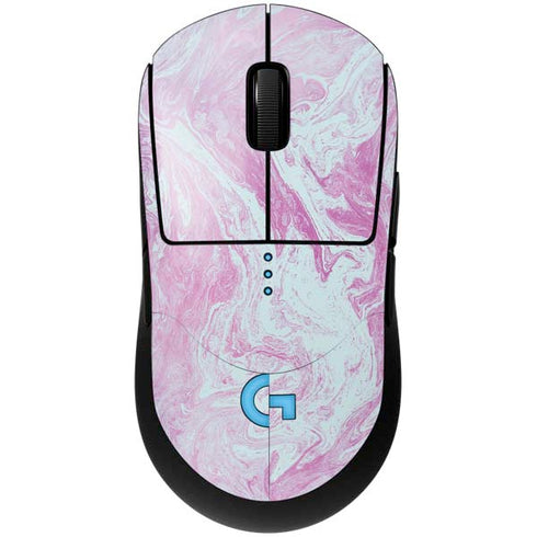 Blue and Purple Marble G Pro Wireless Gaming Mouse Skin
