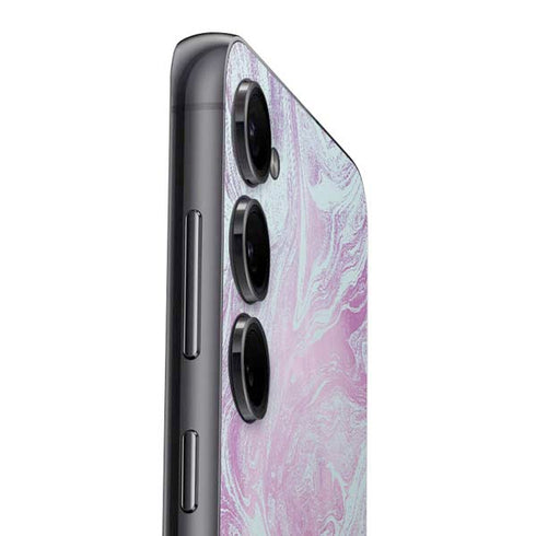 Blue and Purple Marble Galaxy A16 5G Skin