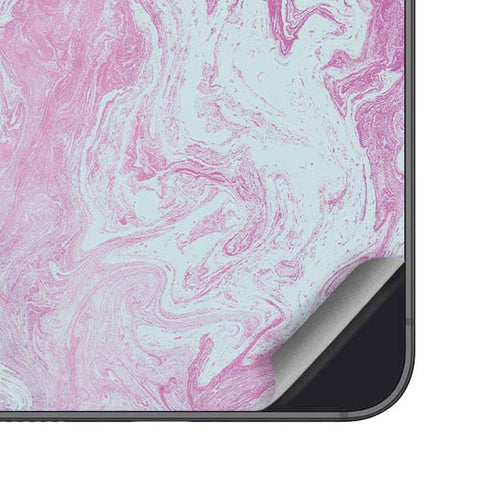 Blue and Purple Marble Galaxy A16 5G Skin