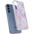 Blue and Purple Marble Galaxy A35 5G Clear Case