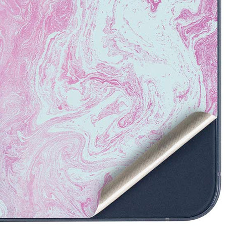 Blue and Purple Marble Galaxy A35 5G Skin