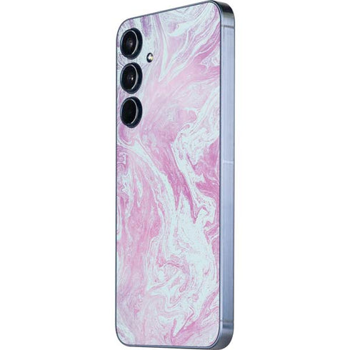Blue and Purple Marble Galaxy A55 5G Skin