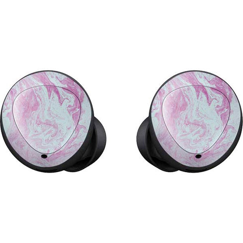 Blue and Purple Marble Galaxy Buds Skin