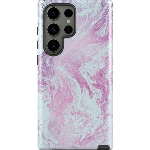 Blue and Purple Marble Galaxy S23 Ultra Pro Case