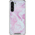 Blue and Purple Marble Galaxy S24 FE Clear Case