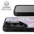Blue and Purple Marble Galaxy S25 Kickstand Case