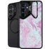 Blue and Purple Marble Galaxy S25 Plus Kickstand Case