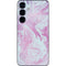 Blue and Purple Marble Galaxy S25 Skin