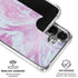 Blue and Purple Marble Galaxy S26 Clear Case