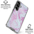 Blue and Purple Marble Galaxy S26 Plus Clear Case