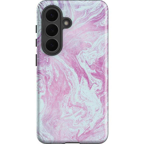 Blue and Purple Marble Galaxy S26 Plus Impact Case