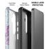 Blue and Purple Marble Galaxy S26 Plus Impact Case