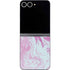 Blue and Purple Marble Galaxy Z Flip6 Skin