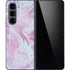 Blue and Purple Marble Galaxy Z Fold5 5G Skin
