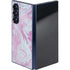 Blue and Purple Marble Galaxy Z Fold6 Skin