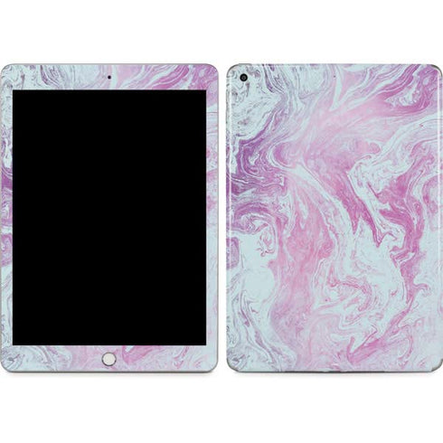 Blue and Purple Marble Apple iPad Skin