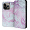 Blue and Purple Marble iPhone 13 Pro Folio Case