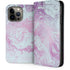 Blue and Purple Marble iPhone 13 Pro Max Folio Case