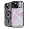 Blue and Purple Marble iPhone 14 Kickstand Case