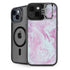 Blue and Purple Marble iPhone 14 Kickstand Case