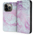 Blue and Purple Marble iPhone 14 Pro Folio Case