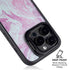 Blue and Purple Marble iPhone 14 Pro Kickstand Case