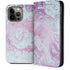Blue and Purple Marble iPhone 14 Pro Max Folio Case