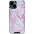 Blue and Purple Marble iPhone 15 Clear Case
