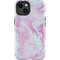 Blue and Purple Marble iPhone 15 Impact Case