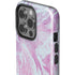 Blue and Purple Marble iPhone 15 Pro Impact Case