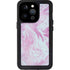 Blue and Purple Marble iPhone 15 Pro Waterproof Case