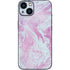 Blue and Purple Marble iPhone 15 Skin