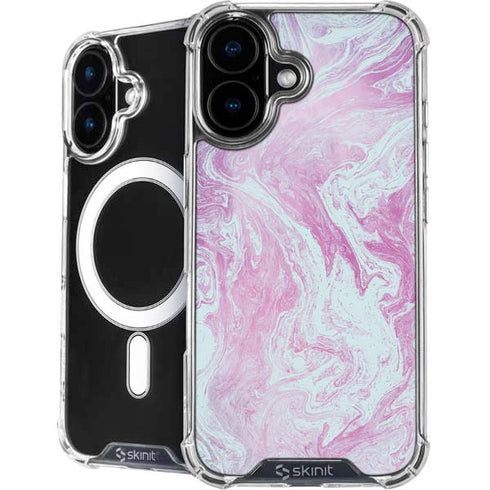 Blue and Purple Marble iPhone 16 MagSafe Case