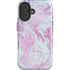 Blue and Purple Marble iPhone 16 Magsafe Impact Case