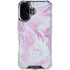 Blue and Purple Marble iPhone 16 Plus Clear Case