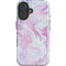 Blue and Purple Marble iPhone 16 Plus Impact Case