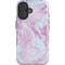 Blue and Purple Marble iPhone 16 Plus Magsafe Impact Case