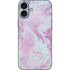 Blue and Purple Marble iPhone 16 Plus Skin