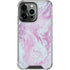 Blue and Purple Marble iPhone 16 Pro Clear Case