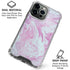 Blue and Purple Marble iPhone 16 Pro Clear Case