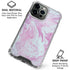 Blue and Purple Marble iPhone 16 Pro Max Clear Case