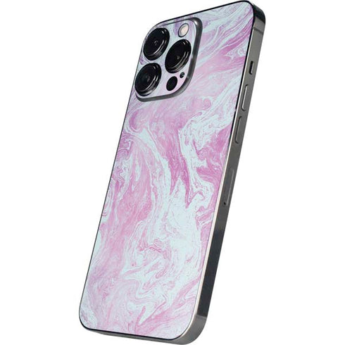 Blue and Purple Marble iPhone 16 Pro Skin