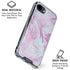 Blue and Purple Marble iPhone 16e Clear Case